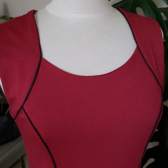 ModCloth "Talking 'Bout My Delegation" Wine Dress - Picture 2 of 8